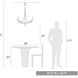 Mirabella 6 Light 26 inch Matte Black Chandelier Ceiling Light